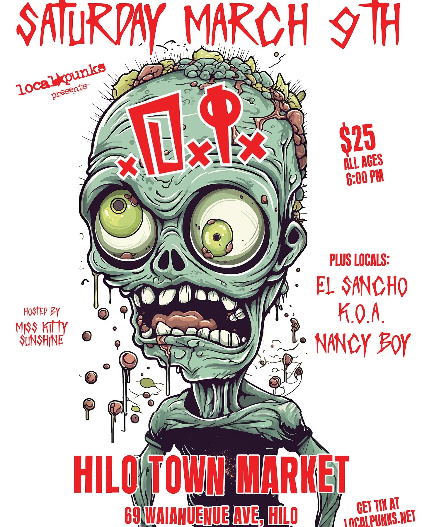 El Sancho show flyer — 030924 DiHilo