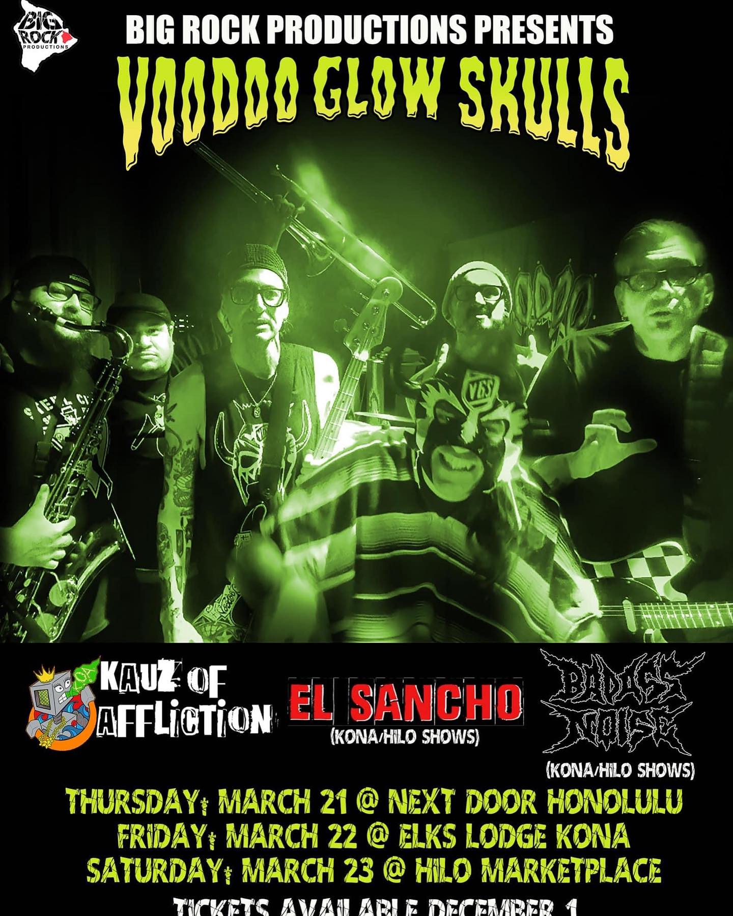 El Sancho show flyer — 032224 VgsKona
