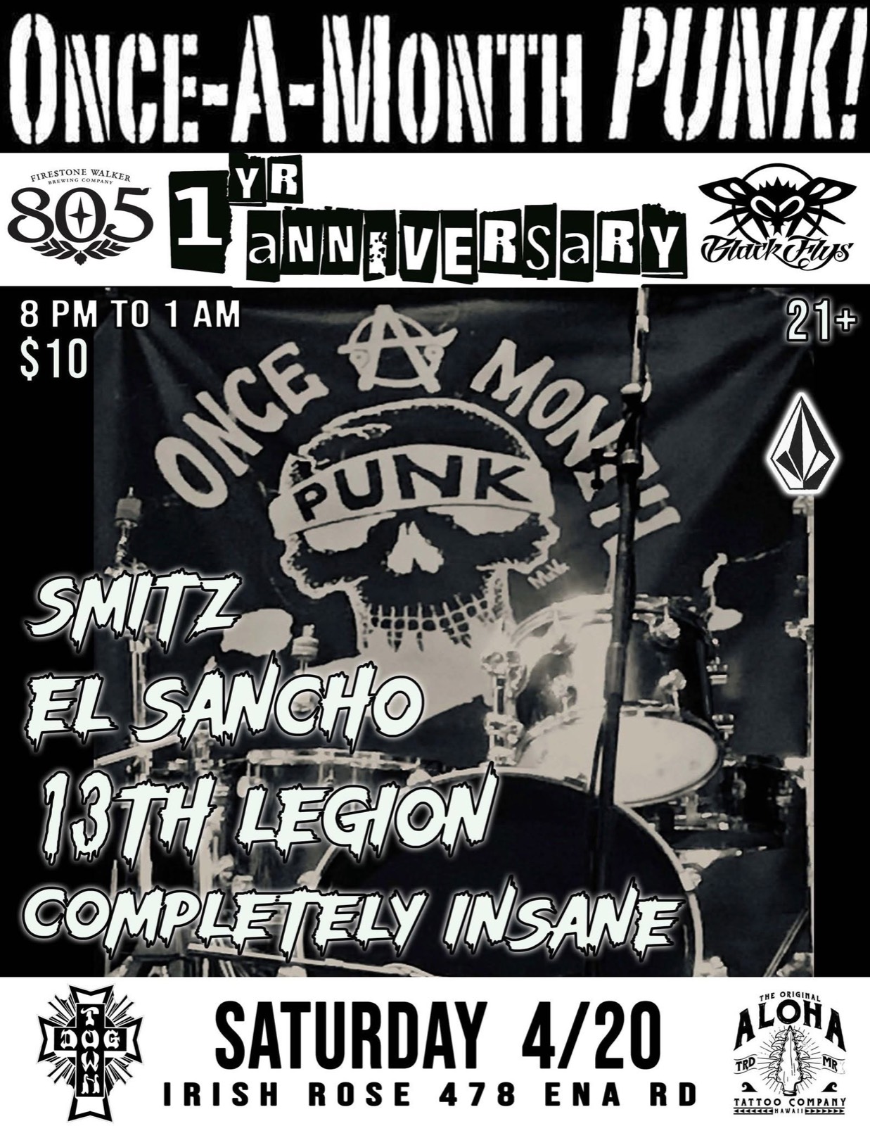 El Sancho show flyer — 042024 OampOahu