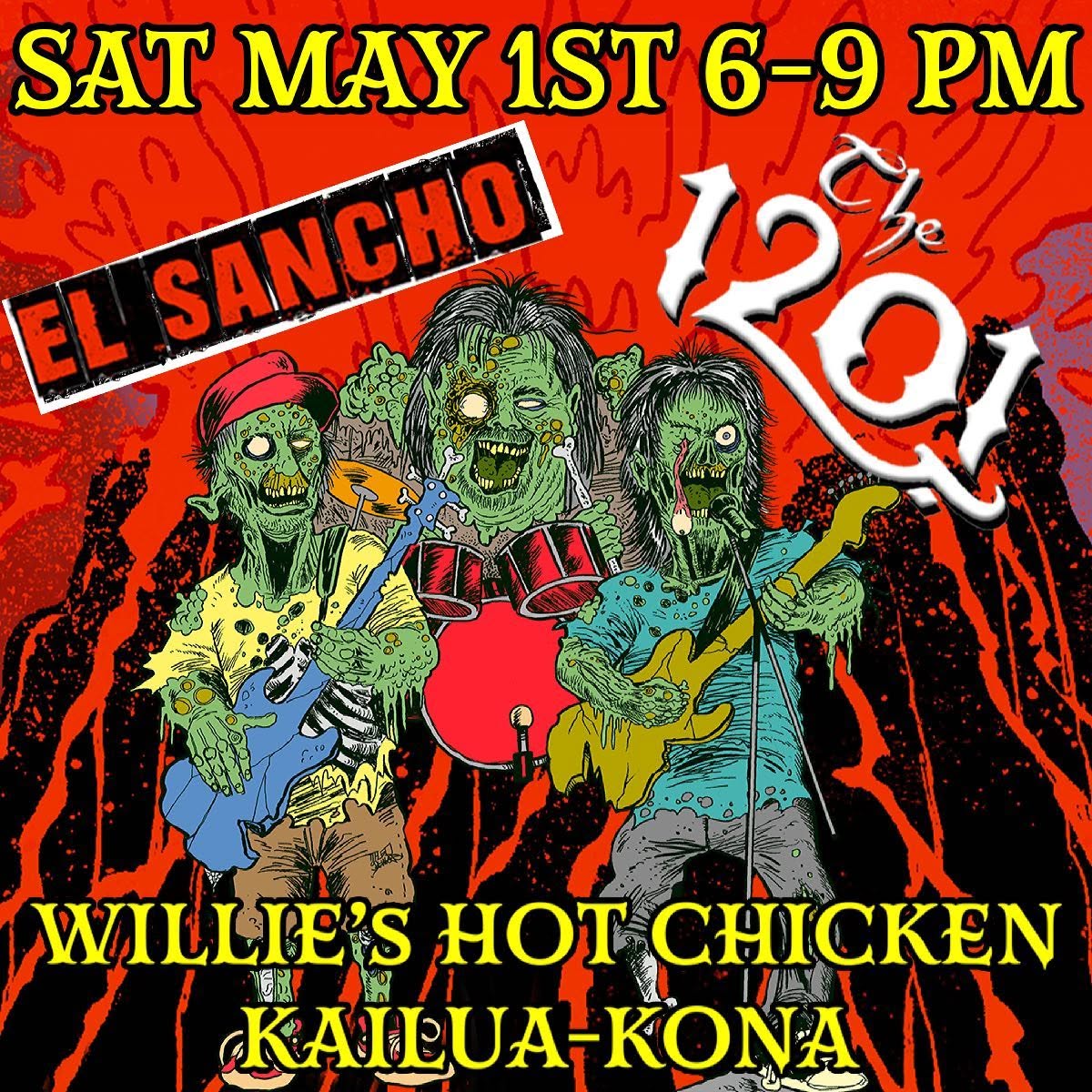 El Sancho show flyer — 050121 WilliesKona