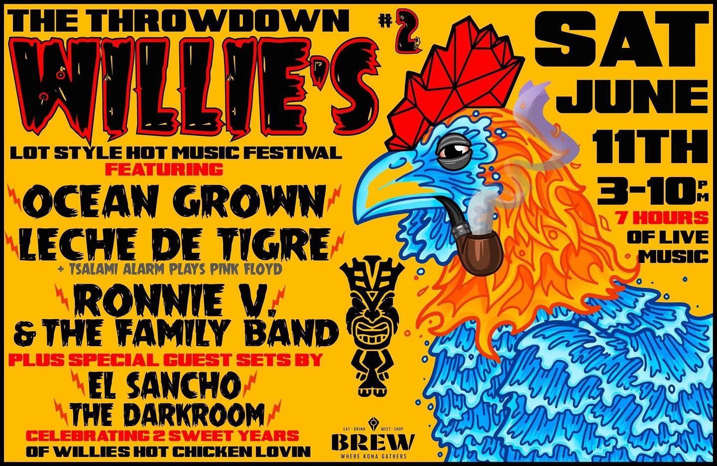 El Sancho show flyer — 061122 WilliesKona