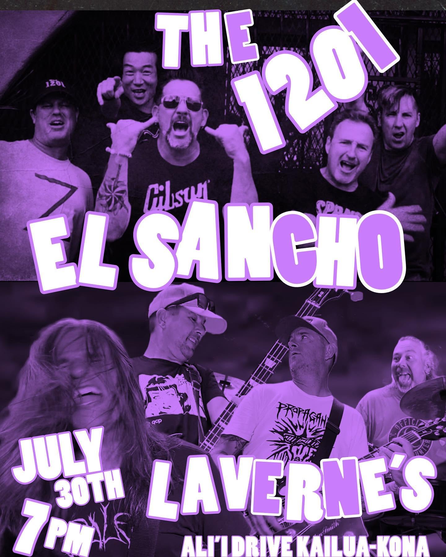 El Sancho show flyer — 073022 1201Kona