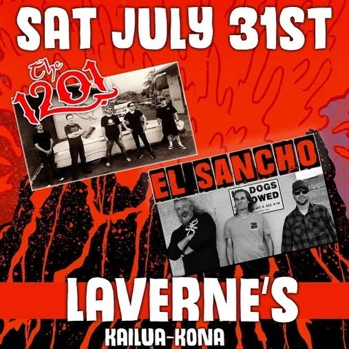 El Sancho show flyer — 073121 1201kona