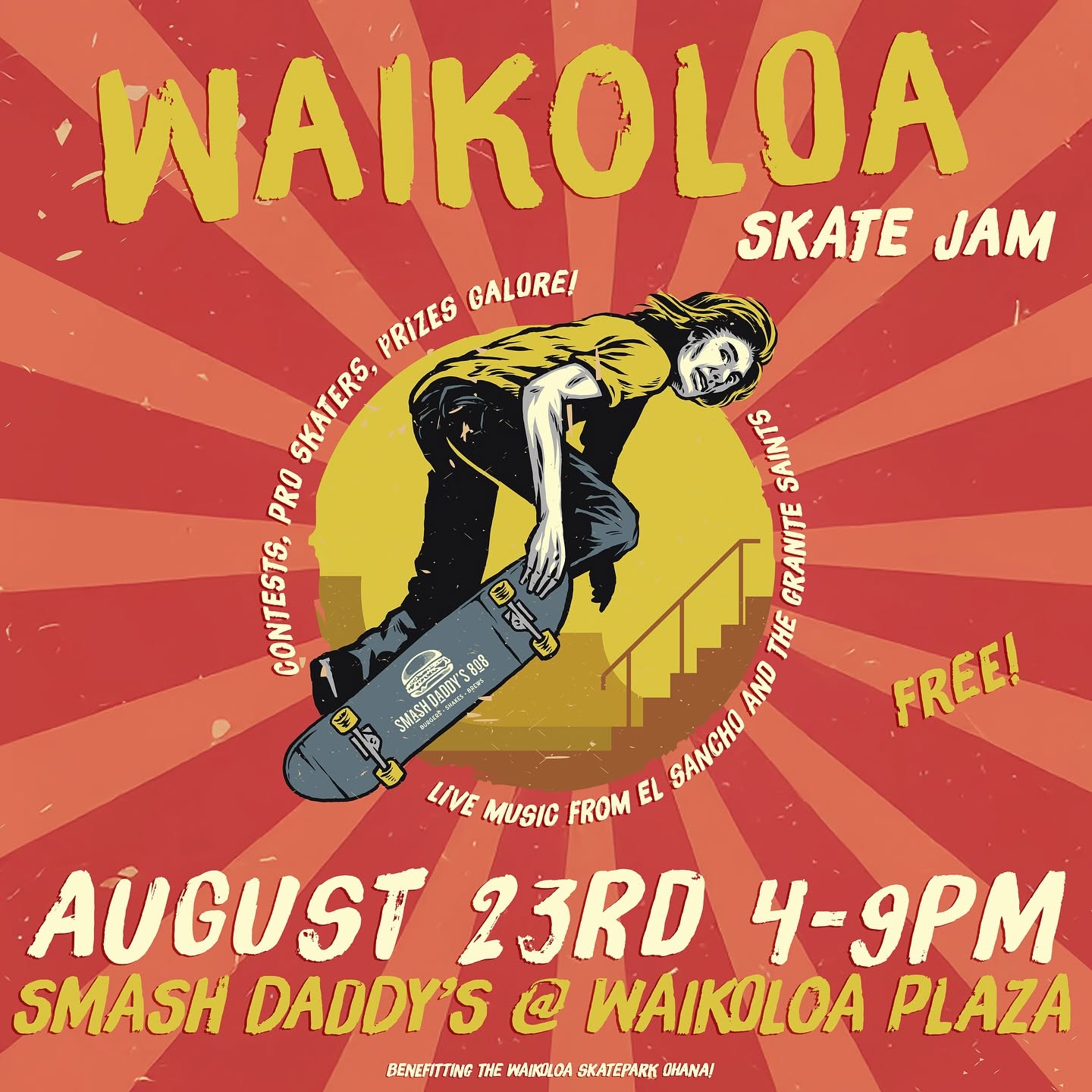 El Sancho show flyer — 082325 SmashJamWaikoloa