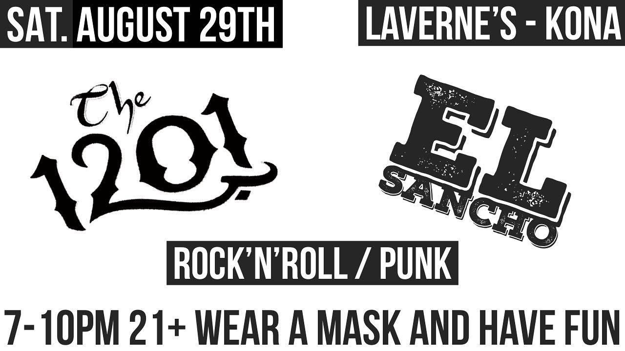 El Sancho show flyer — 082920 LavernesKona