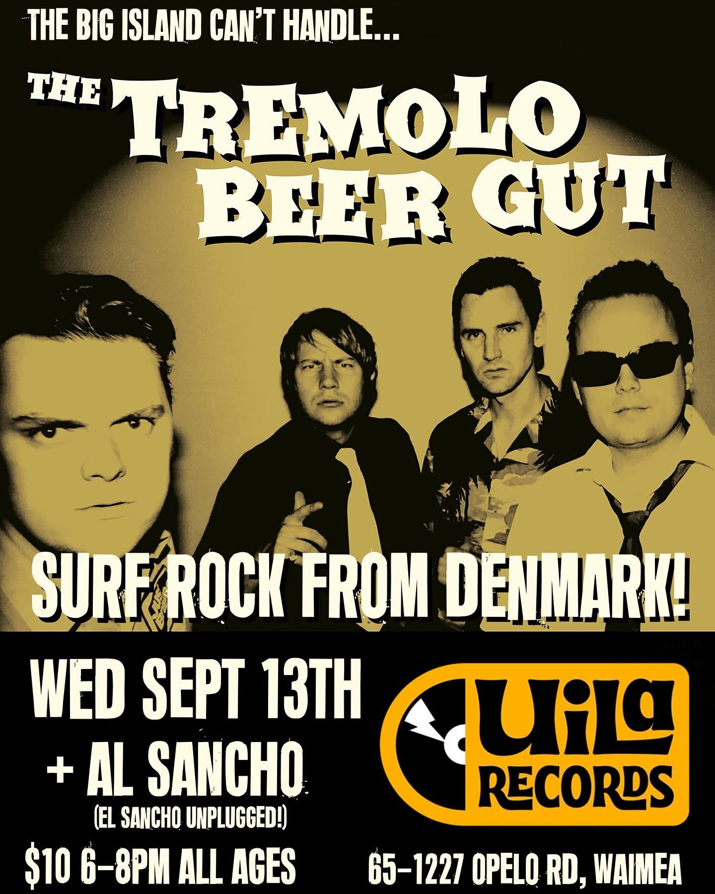 El Sancho show flyer — 091323 TremeloBeerGutWaimea