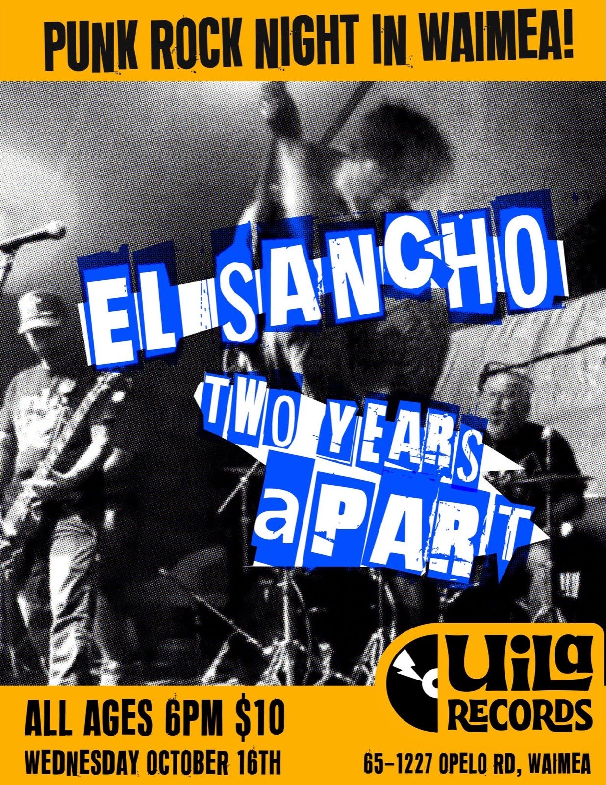El Sancho show flyer — 101624 UilaWaimea