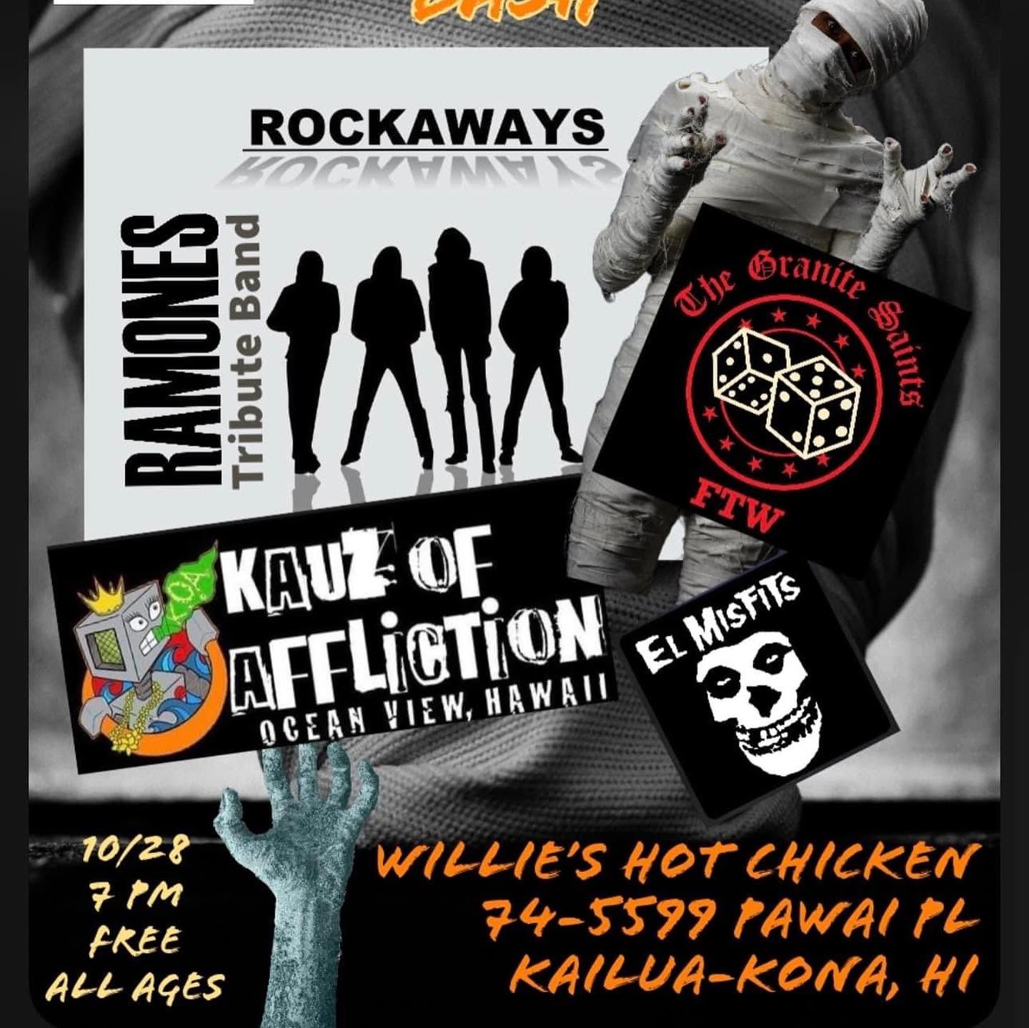 El Sancho show flyer — 102823 WilliesKona